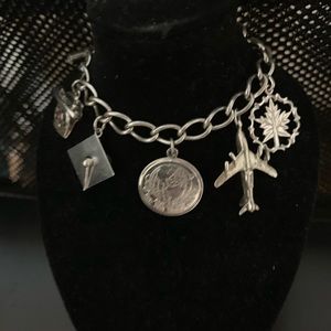 Sterling 925 Charm Bracelet.